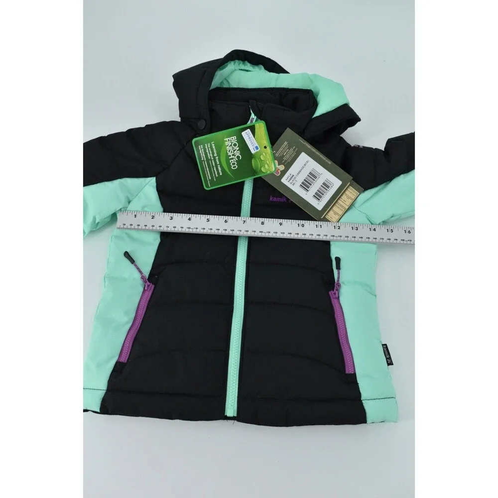 Kamik Size 3 Girls Aayla Jacket Storm Bibs Snowsuit NWT Orchid Mint